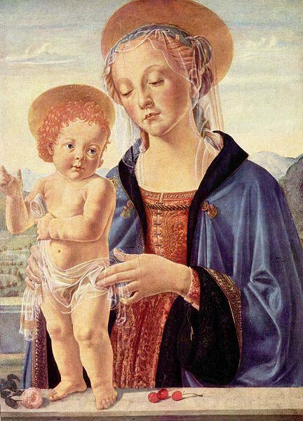 Andrea del Verrocchio Madonna with Child, Spain oil painting art
